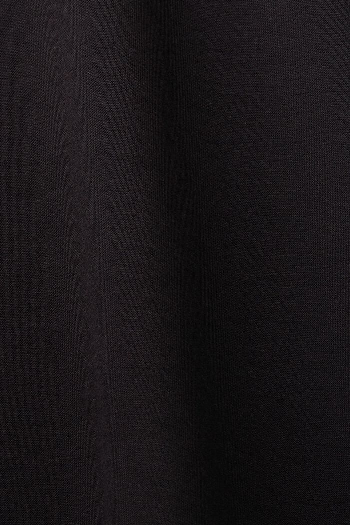 Pitkähihainen loose fit -paita, BLACK, detail image number 5