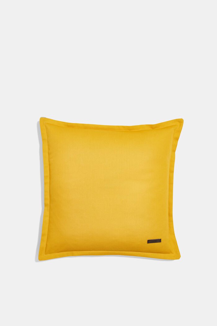 Kaksivärinen tyynynpäällinen, 100 % puuvillaa, YELLOW, detail image number 0