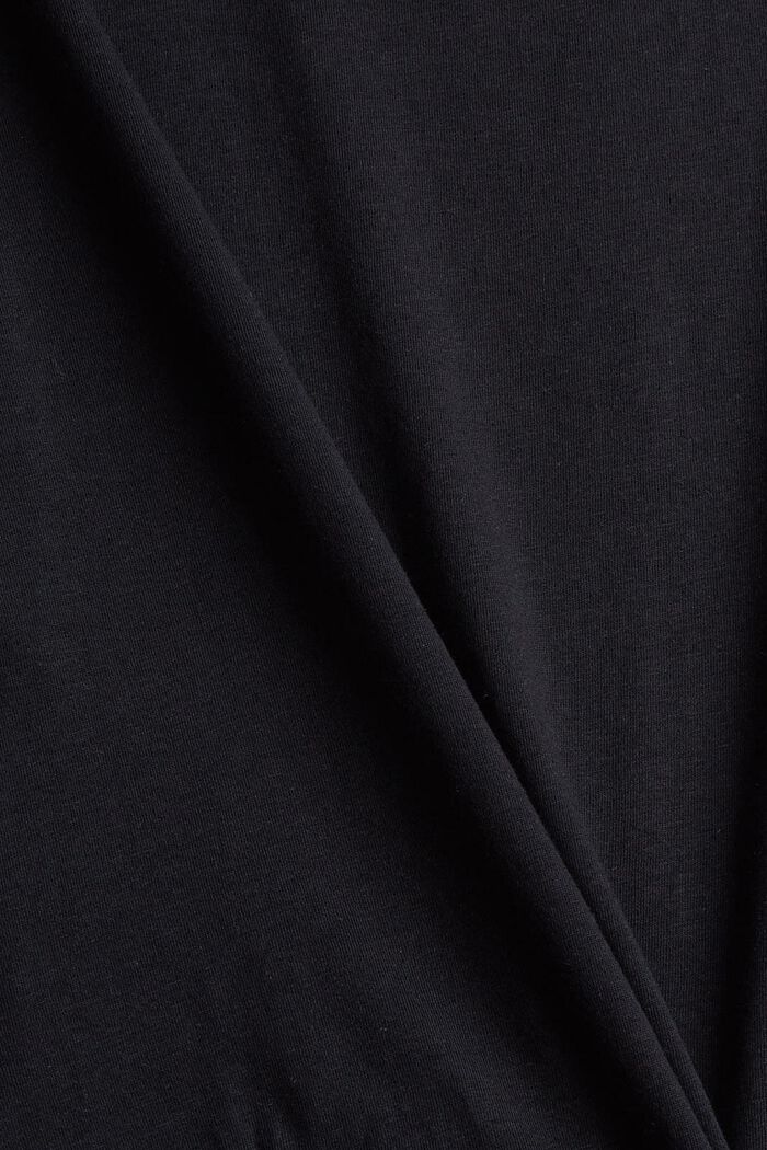 2 kpl: perus-T-paita luomupuuvillasekoitetta, BLACK, detail image number 3
