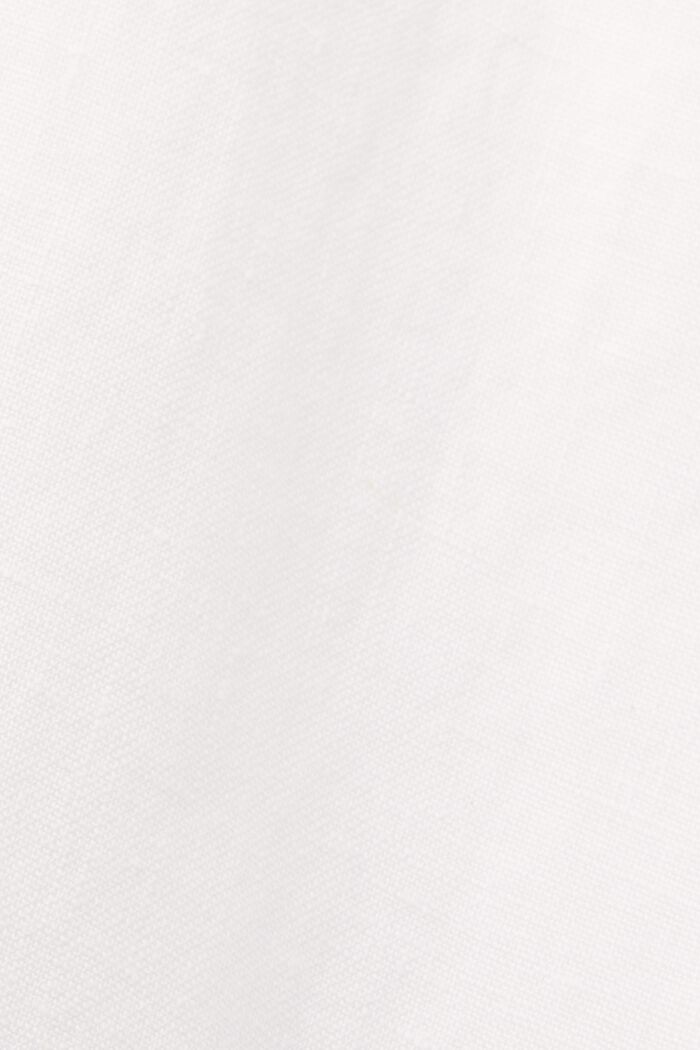 Minipaitamekko, 100% pellavaa, WHITE, detail image number 5