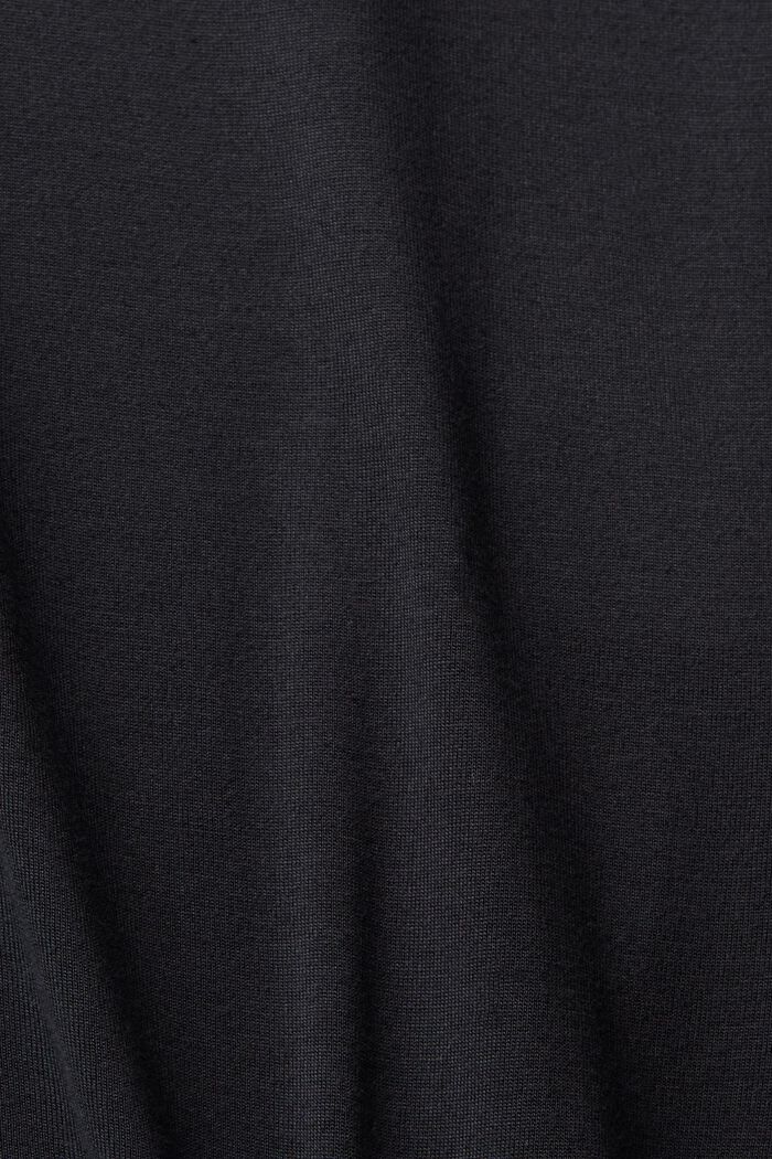Paljettisomisteinen T-paita, LENZING™ ECOVERO™, BLACK, detail image number 1