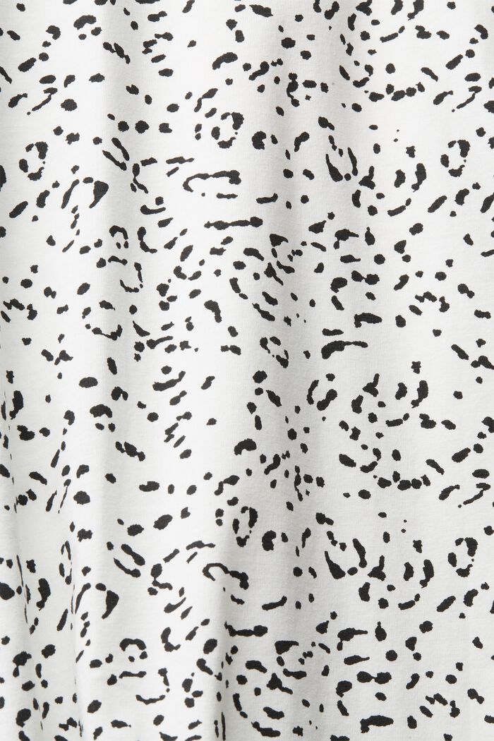 CURVY kuviopainettu T-paita, luomupuuvillaa, OFF WHITE, detail image number 1