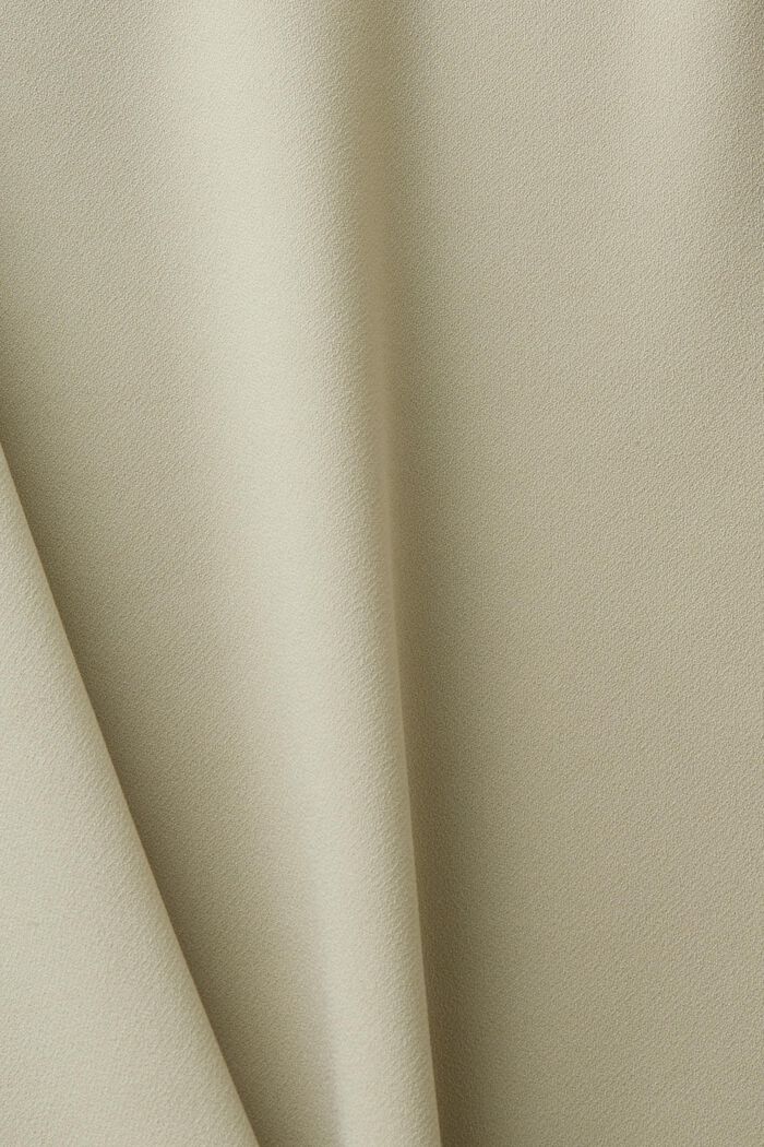 Hihaton pusero, jossa V-pääntie, DUSTY GREEN, detail image number 6