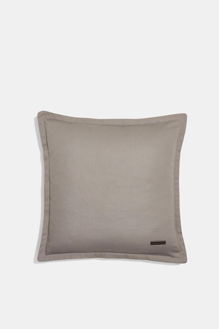 Kaksivärinen tyynynpäällinen, 100 % puuvillaa, DARK GREY, detail image number 0