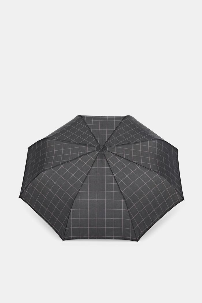 Kevyt, ruutukuvioitu sateenvarjo, ONE COLOUR, overview