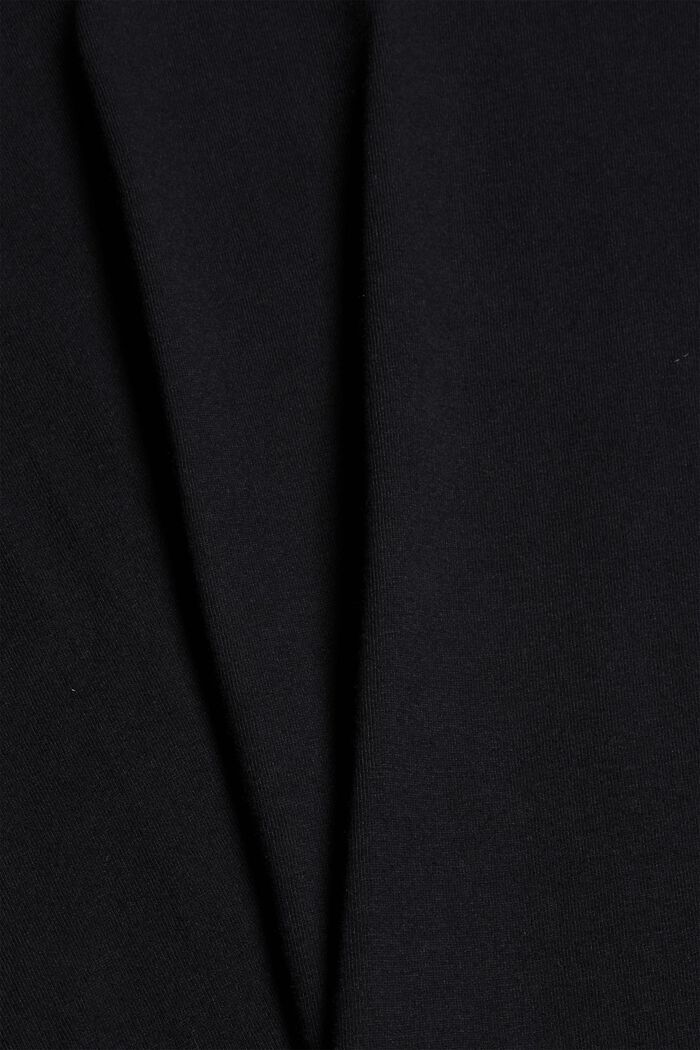 Pyjamayläosa 100 % luomupuuvillaa, BLACK, detail image number 4