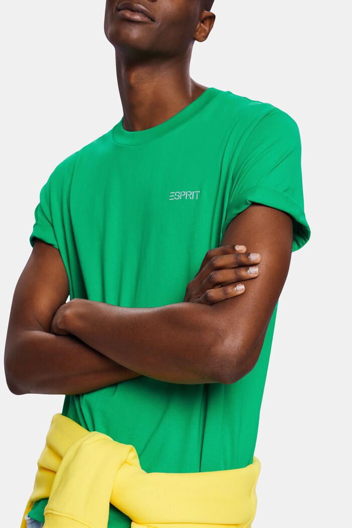 Logollinen unisex-t-paita, GREEN, detail image number 3