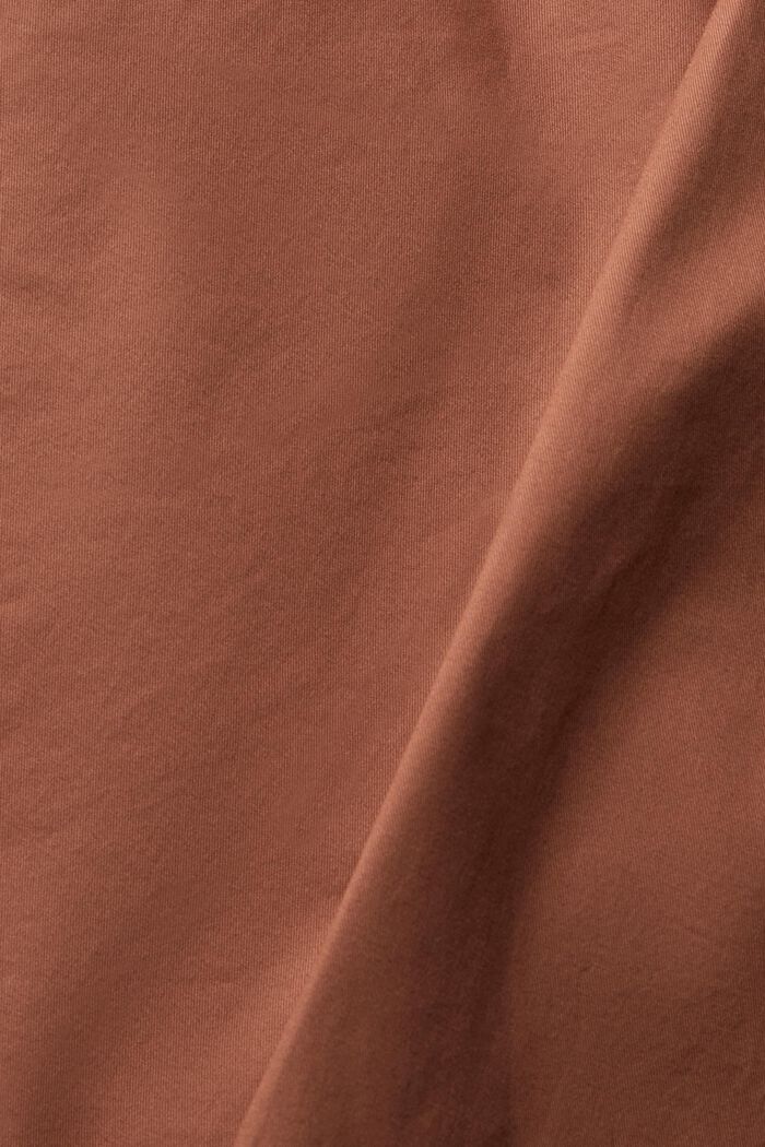 Lyhyet housut luomupuuvillaa, RUST BROWN, detail image number 1