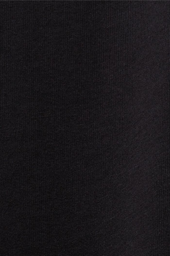 Geometrisesti painettu t-paita luomupuuvillaa, BLACK, detail image number 5