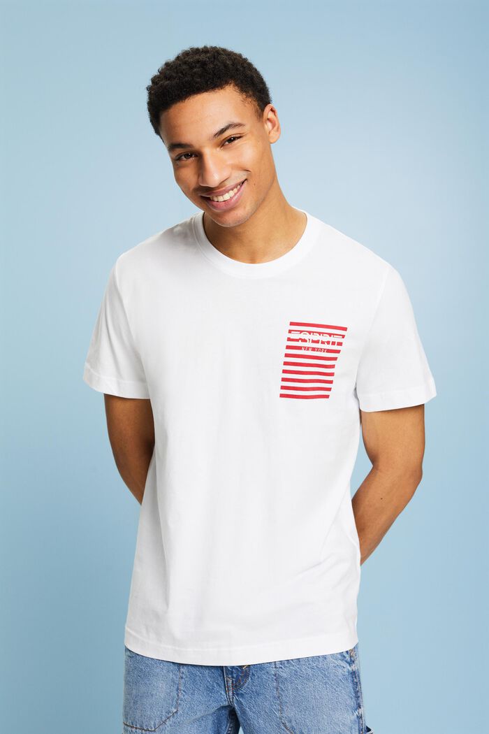 Logollinen T-paita, WHITE, detail image number 0