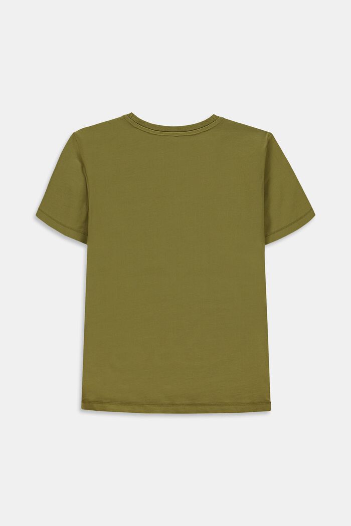 Logollinen T-paita 100 % puuvillaa, LEAF GREEN, detail image number 1