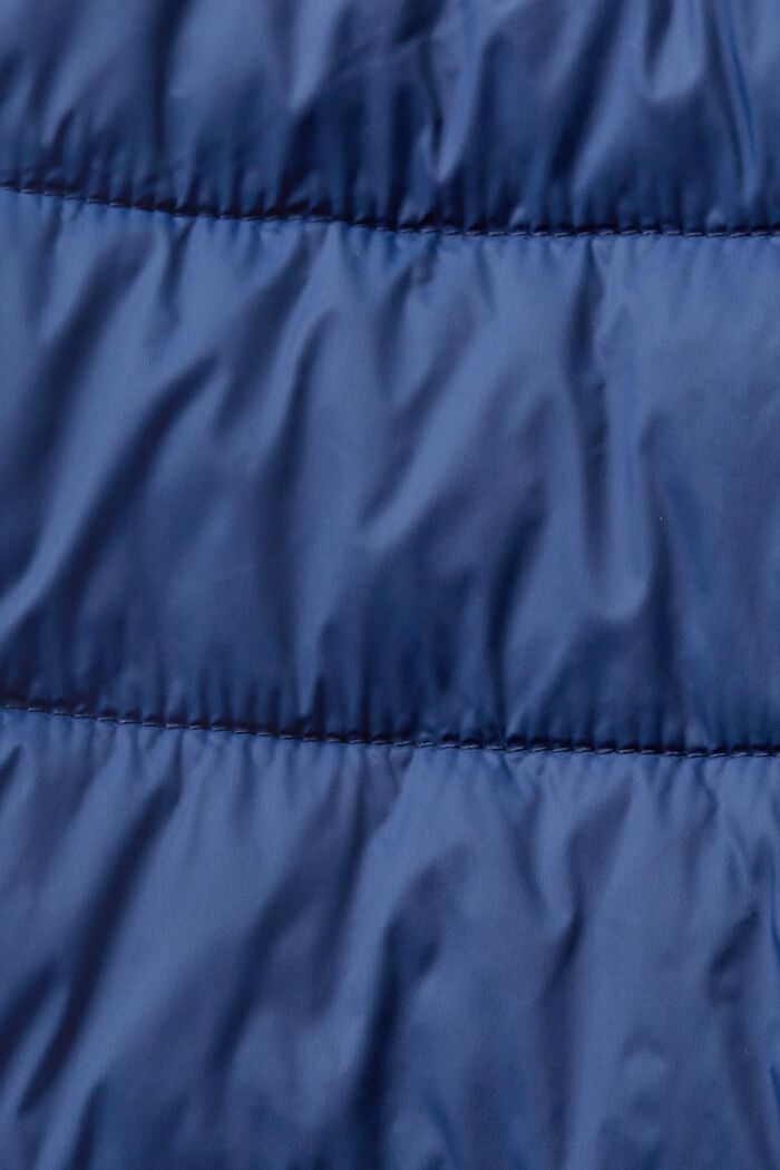 Korkeakauluksinen tikkitakki, PETROL BLUE, detail image number 4