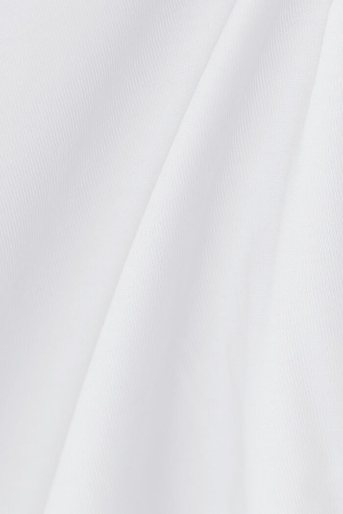 Jersey-T-paita, 100 % puuvillaa, WHITE, detail image number 1