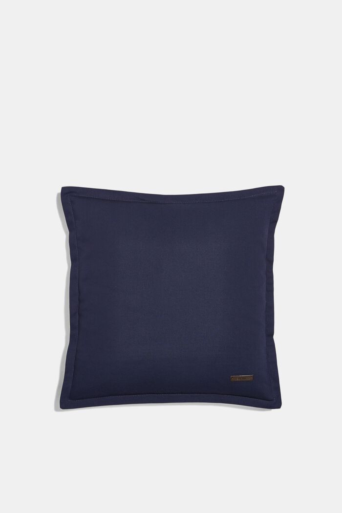 Kaksivärinen tyynynpäällinen, 100 % puuvillaa, NAVY, detail image number 0