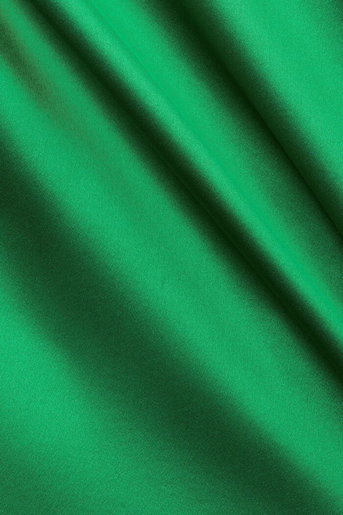 Silkkinen midihame, GREEN, detail image number 5