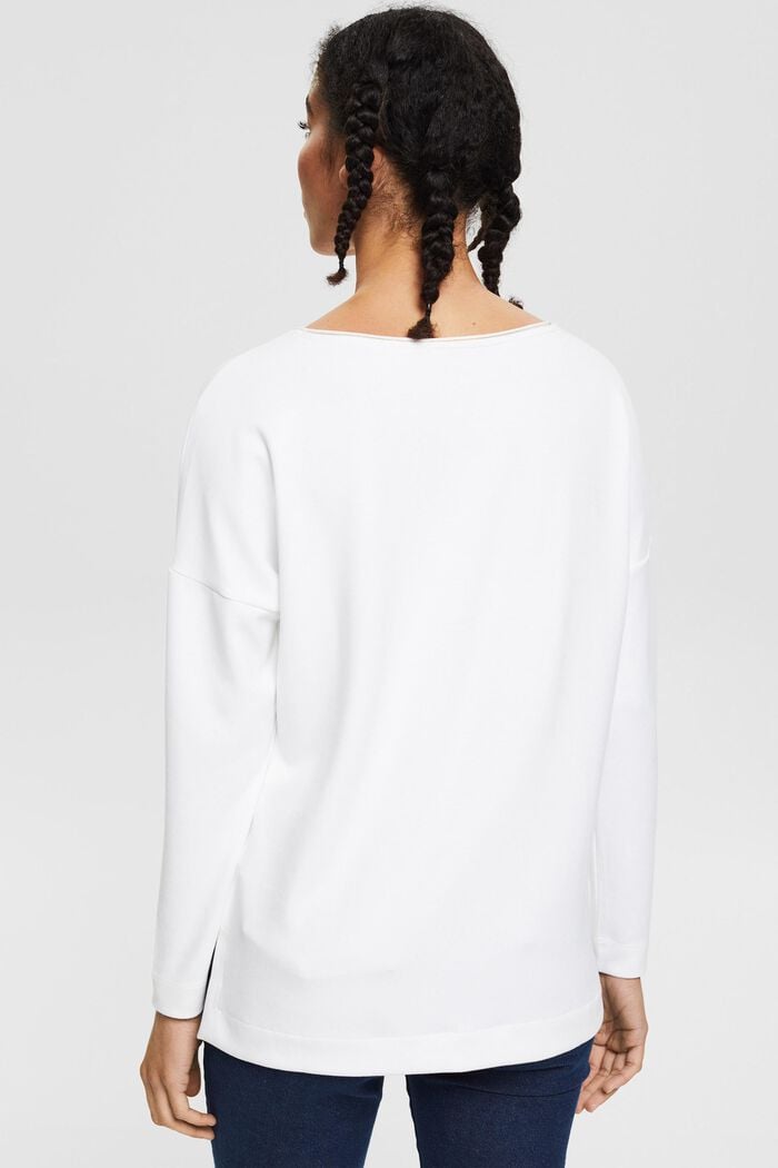 Sweatshirt, WHITE, detail image number 3