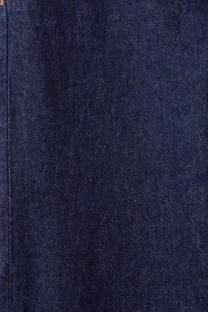 Korkeavyötäröiset suoralahkeiset farkut, BLUE RINSE, detail image number 5