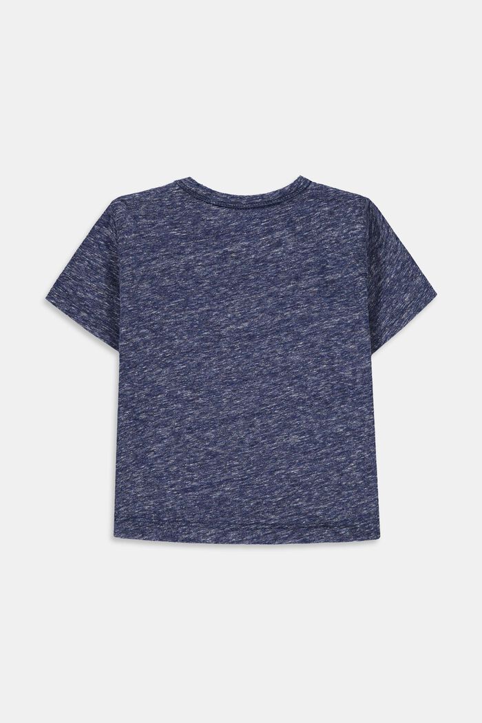 Meleerattu T-paita, jossa kaktuspainatus, PETROL BLUE, detail image number 1