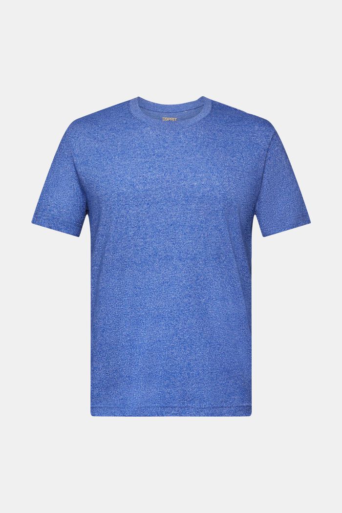 Meleerattu T-paita, BRIGHT BLUE, detail image number 6