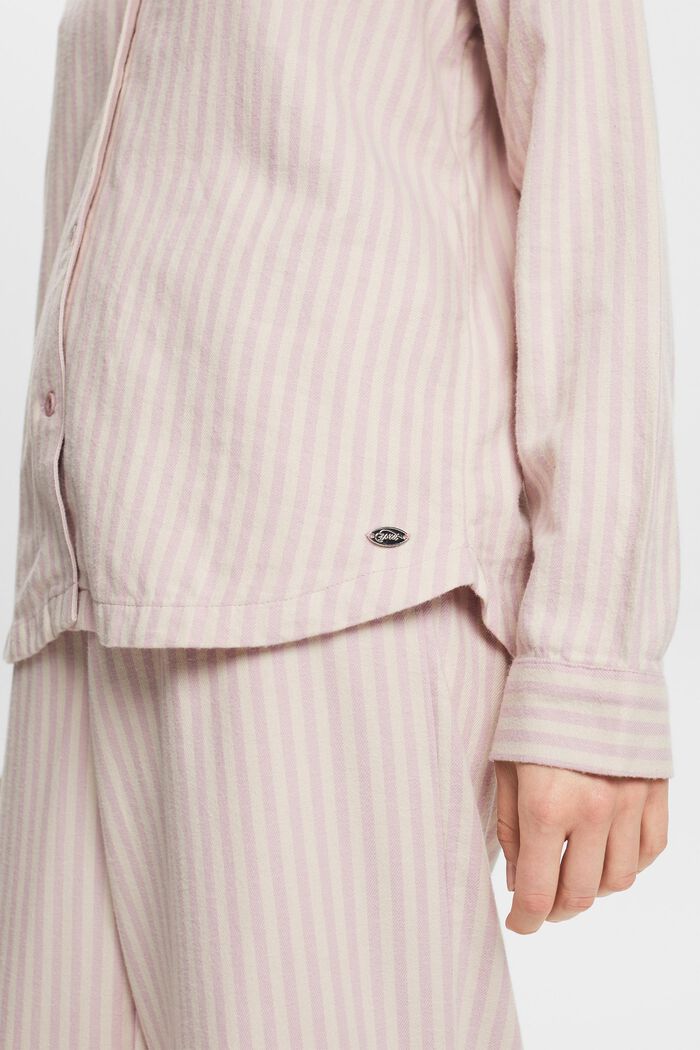 Flanellinen pyjamasetti, LIGHT PINK, detail image number 2