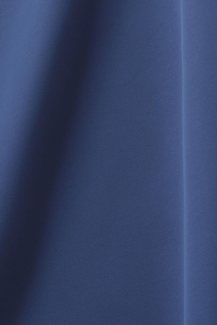 Midipituinen satiinimekko, GREY BLUE, detail image number 6