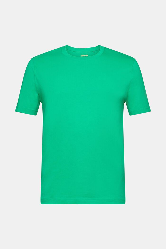 Jersey-t-paita luomupuuvillaa, GREEN, detail image number 6