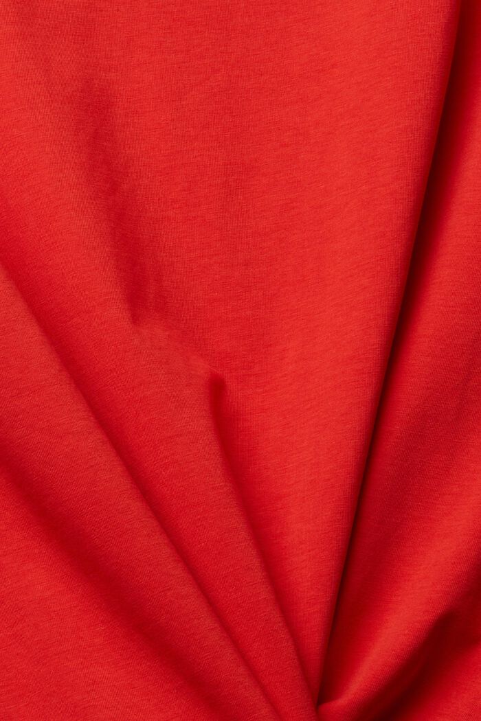Paita, jossa 3/4-hihat, ORANGE RED, detail image number 1