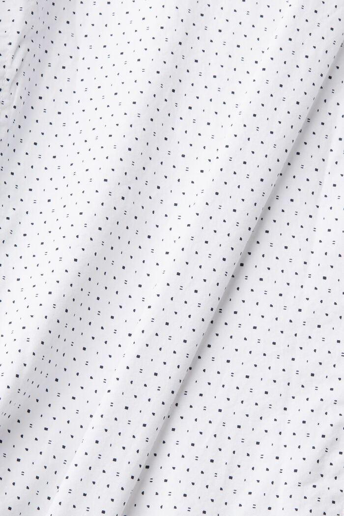 Kuvioitu paita vastuullista puuvillaa, WHITE, detail image number 5