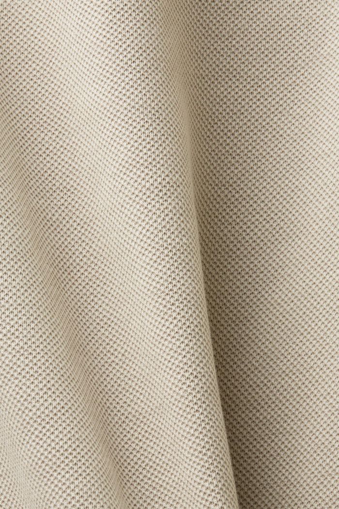 Neulotut housut pikee-jerseytä, BEIGE, detail image number 6