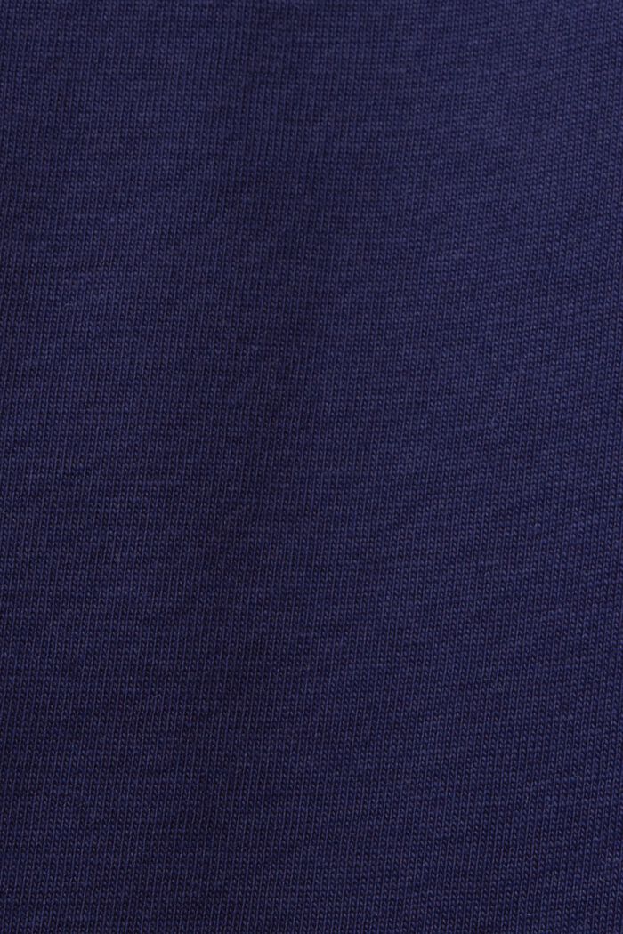 Painokuvioitu t-paita jerseytä, DARK BLUE, detail image number 4