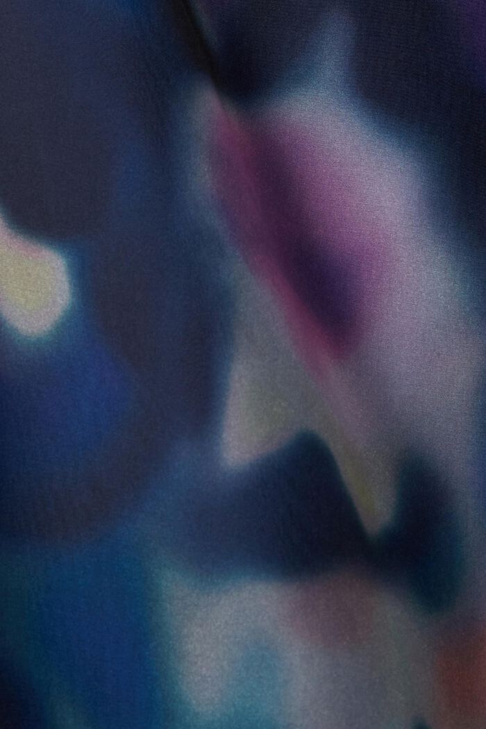 Kuvioitu midipituinen organzamekko, BLUE LAVENDER, detail image number 5