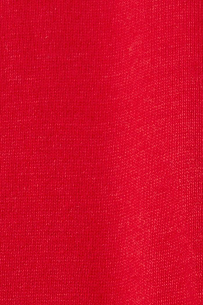 Neulemekko villasekoitetta, LENZING™ ECOVERO™, DARK RED, detail image number 4