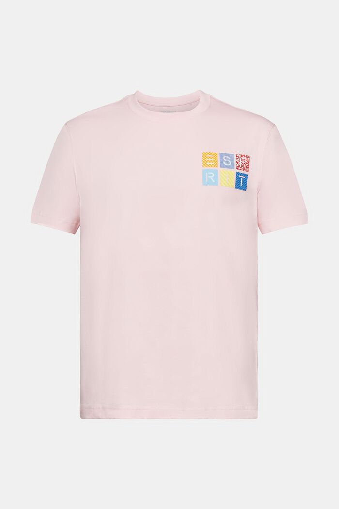 Logollinen t-paita puuvillajerseytä, PASTEL PINK, detail image number 6