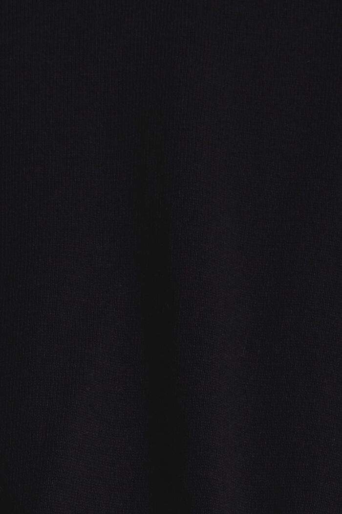 Neulepusero puuvillaa, BLACK, detail image number 1