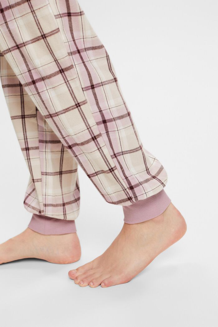 Pitkä pyjama, SAND, detail image number 4